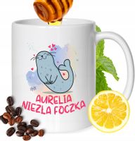 Kubek Dla Aurelii Koleżanki Przyjaciółki Prezent Z Nadrukiem Biały 330Ml
