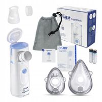 INHALATOR MEMBRANOWY SIATECZKOWY FLAEM LIGHTNEB PRZENOŚNY TRYB NOCNY CICHY