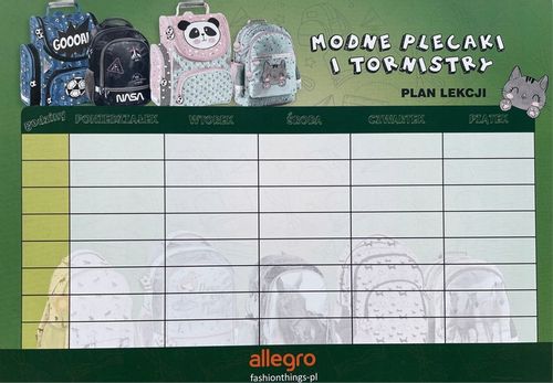 TORNISTER SZKOLNY PASO PANDA PLECAK-ZESTAW 3 EL. na Arena.pl