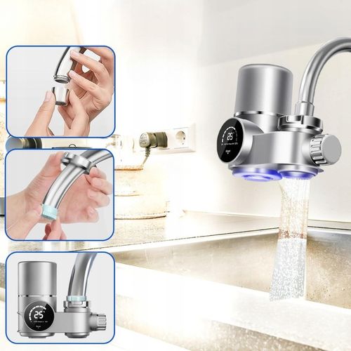 FILTR DO WODY ZAAWANSOWANY 8-stopniowy Kran Bez narzędzi Czysta Woda na Arena.pl