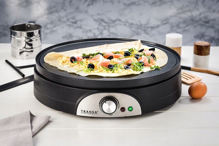 DUŻA Naleśnikarka DWUSTRONNA PANCAKE 2w1 DualPancake XXXL TRANSA 1500W zdjęcie 6