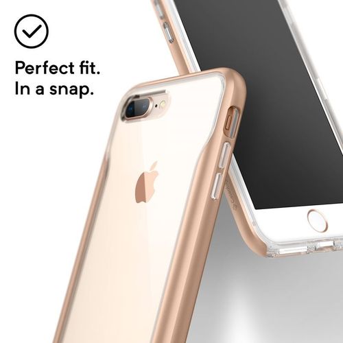 Caseology Apex Clear Case - Etui iPhone 8 Plus / 7 Plus (Gold) na Arena.pl