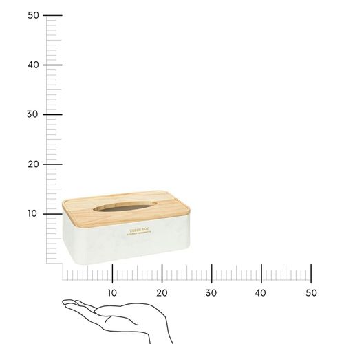 Pudełko na chusteczki Lea białe na Arena.pl