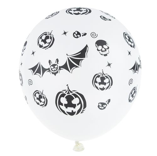 Balony Lateksowe,, Mix Wzorów, Z Motywem Halloween, Z Dyniami, Zestaw 6Szt. na Arena.pl