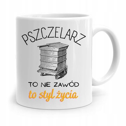 Kubek Prezent Dla Pszczelarza To Syl Życia Prezent Z Nadrukiem Ze Zdjęciem na Arena.pl