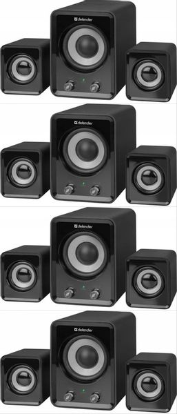Głośnik Defender Z4 11W 3 szti (system akustyczny 2.1) czarny x4 zdjęcie 1