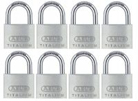 ZESTAW 8 KŁÓDEK ABUS TITALIUM 64TI/45 SYSTEM JEDNEGO KLUCZA