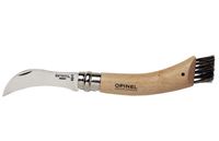 Nóż na grzyby składany Opinel No.08 inox Mushroom Knife z pędzelkiem