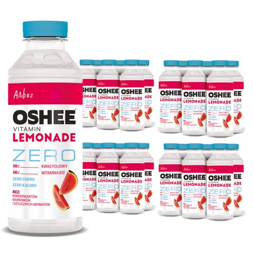 24x OSHEE ZERO Vitamin Lemonade arbuz 555 ml na Arena.pl