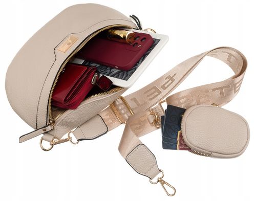 Damska saszetka pojemna nerka odpinany pasek torebka crossbody miejska na Arena.pl