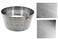 RANT OPASKA DO TORTU REGULOWANA TORTOWNICA FORMA PODZIAŁKA 18-30 H12cm