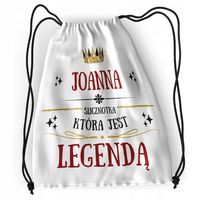 Plecak Dla Joanny Asi Szkolny Worek Torba Z Nadrukiem Ze Zdjęciem