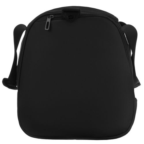 czarna, pojemna torba podróżna wykonana z wytrzymałego poliestru na Arena.pl