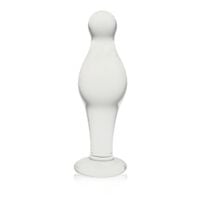 korek analny szklany lovetoy transparentny 11 cm