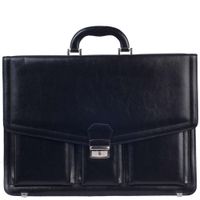 Teczka męska skórzana KEMER B 621/BY Czarna
