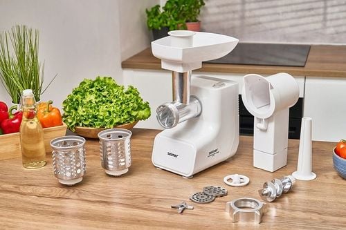 MASZYNKA DO MIELENIA MIĘSA ZELMER ZMM3512B SZATKOWNICA BIAŁA 1500W na Arena.pl