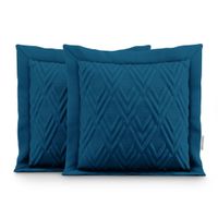 Poszewka Pikowana OPHELIA 45x45 2szt. indygo AmeliaHome