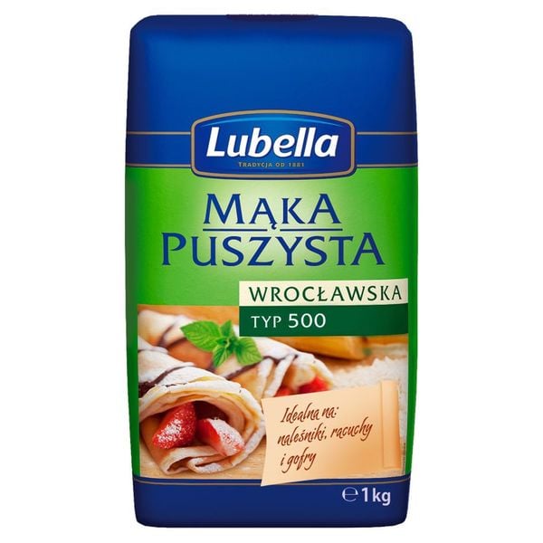 Lubella Mąka puszysta wrocławska typ 500 1 kg zdjęcie 1