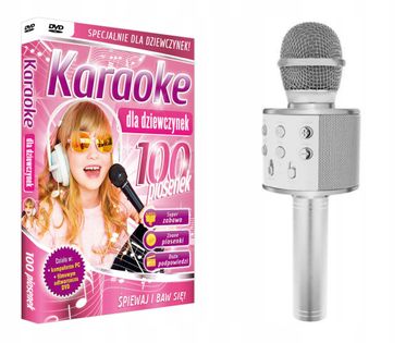 100 Piosenek Dla Dziewczynek + mikrofon głośnik