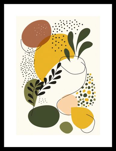 Plakat 21x29,7cm Botaniczne Impresje na Arena.pl