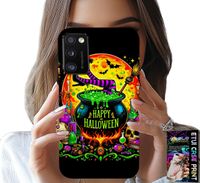 ETUI DO SAMSUNG GALAXY A41 - WIEDŹMA KOCIOŁEK RÓŻDŻKA HALLOWEEN SZKŁO