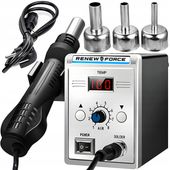 Stacja Lutownicza Hot Air Lutownica na Gorące Powietrze Zestaw 858D