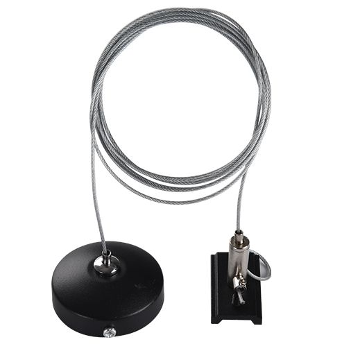 Liniowe zawiesie TRACK AZ4747 zwis do 1-fazowego systemu szynowego czarny zdjęcie 1