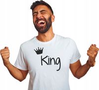 KOSZULKA z nadrukiem dla chłopaka KING