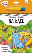 Pokoloruj I Znajdź Na Łące. Malowanka Z Pisakiem Wodnym