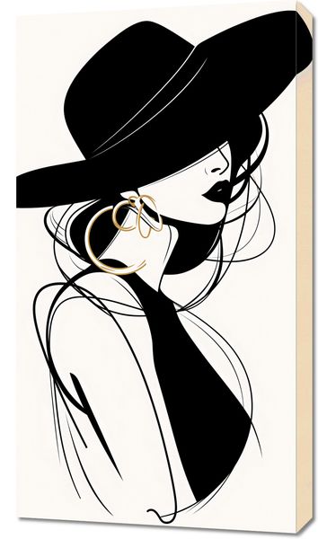 Obraz 50x90cm Uwikłana Elegancja zdjęcie 1