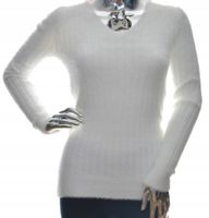 Damski sweter z dekoltem alpaka touch UNI XS S M