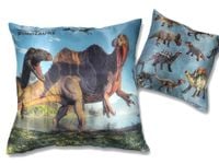 Poduszka z wypełnieniem/suwak - Prehistoric World of Dinosaurs (CARMANI)