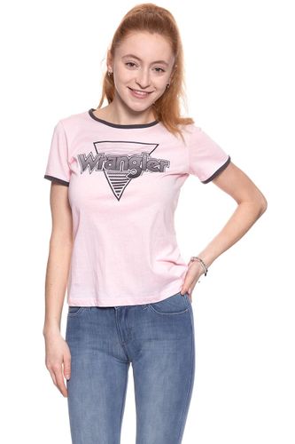 WRANGLER RINGER TEE CHALK PINK W7385EVWG S na Arena.pl