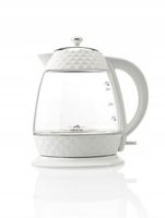 Czajnik elektryczny szklany ETA Crystal white 315490010 biały 1,7L 2200W