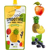 OwOLOVO SMOOTHIE TROPIKALNE Jabłko Ananas Porzeczka 250 ml