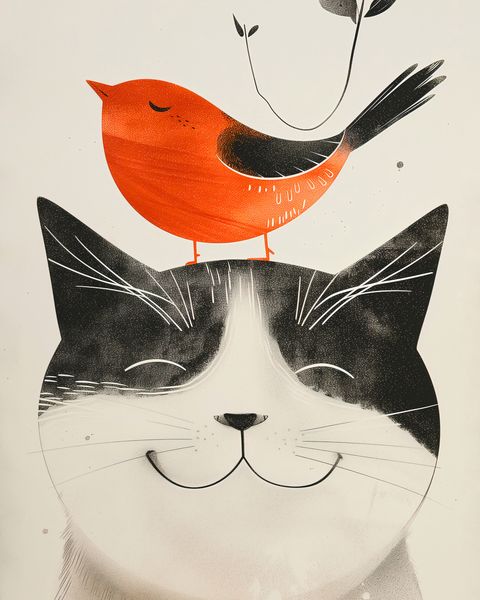 Plakat 40x50cm Pyzaty Przyjaciel zdjęcie 1