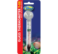 AQUA NOVA Termometr akwariowy szklany do akwarium analogowy 11,5 cm