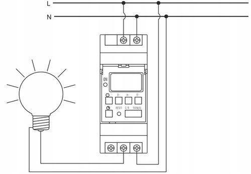 Timer programator czasowy tygodniowy na szynę TH35 na Arena.pl