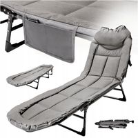 Łóżko turystyczne LUARO składane leżanka leżak polowe karpiowe biznesowe pr