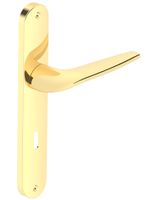 KLAMKA DRZWIOWA JULIA 72 mm NA KLUCZ ZŁOTA