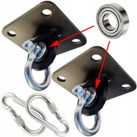 Mocowanie huśtawki z łożyskiem szekla do huśtawek hamaków foteli wiszących