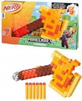 Nerf Minecraft wyrzutnia FIREBRAND TOPÓR 6 strzałek F8953