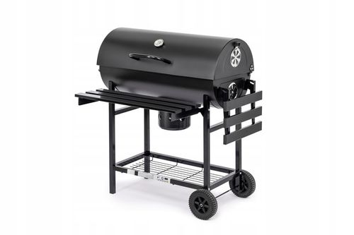 ACTIVA GRILL WĘGLOWY OGRODOWY BECZKA Z RUSZTEM ŻELIWNYM I POKROWCEM na Arena.pl