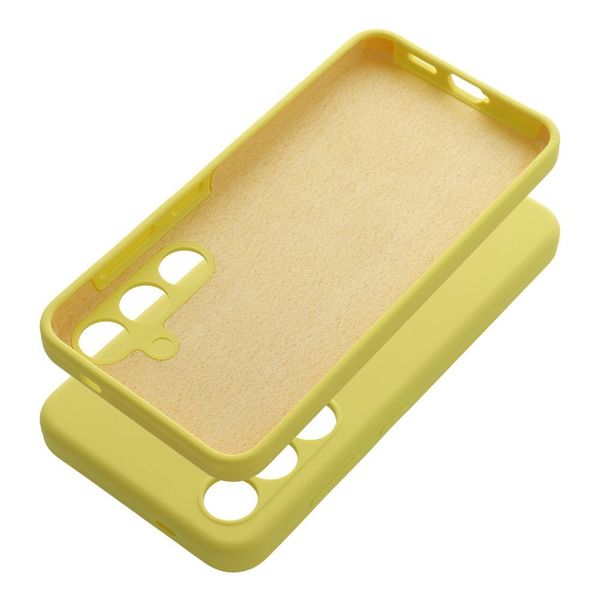 Futerał SILICONE 2mm do SAMSUNG S25 Plus żółty zdjęcie 1