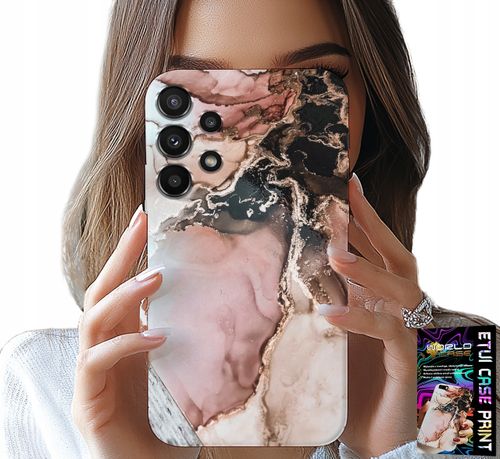 ETUI DO SAMSUNG GALAXY A32 4G - ELEGANCKI MARMUREK MODNE WZORY + SZKŁO na Arena.pl