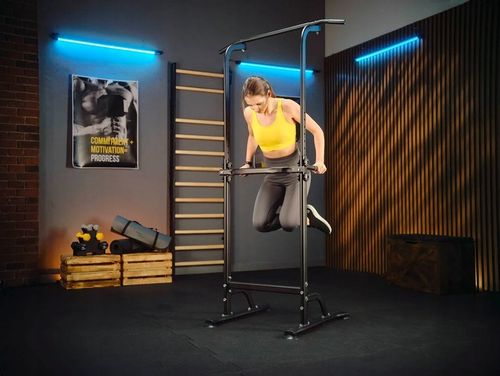 Poręcze do ćwiczeń dipów drążek do podciągania regulowany Trex Sport na Arena.pl