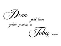 60X40CM DOM JEST TAM OBRAZ DRUK