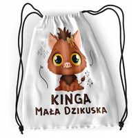 Plecak Sportowy Szkolny Dla Kingi Córki Dziecka Z Nadrukiem Ze Zdjęciem