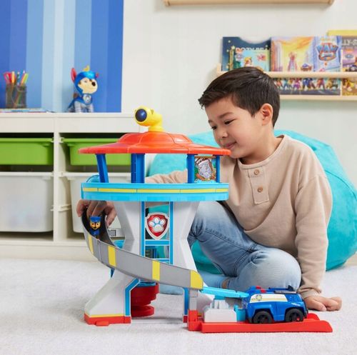 PSI PATROL DUŻA BAZA ZE ZJEŻDŻALNIĄ + CHASE FIGURKA I POJAZD RADIOWÓZ na Arena.pl