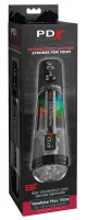 pdx elite viewtube max black - automatyczna maszyna intymna led 30,5 cm